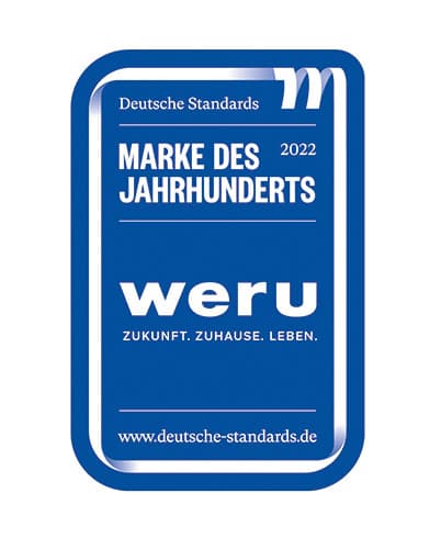 Weru Marke des Jahrhunderts - Siegel Weru Marke des Jahrhunderts - Siegel